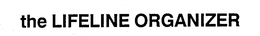 THE LIFELINE ORGANIZER trademark