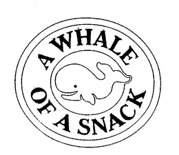 A WHALE OF A SNACK trademark