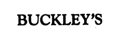 BUCKLEY'S trademark