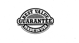 BEST VALUE GUARANTEE MADE IN USA trademark