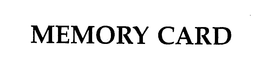 MEMORY CARD trademark