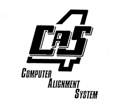 4 CAS COMPUTER ALIGNMENT SYSTEM trademark