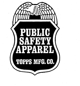 PUBLIC SAFETY APPAREL TOPPS MFG. CO. trademark
