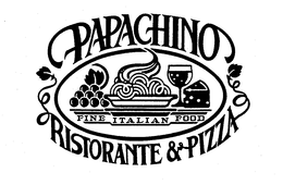 PAPACHINO RISTORANTE & PIZZA FINE ITALIAN FOOD trademark