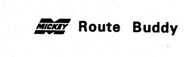 MICKEY ROUTE BUDDY trademark