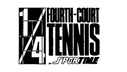 1/4 FOURTH-COURT TENNIS BY SPORTIME trademark