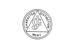 CHARACTER DISTINCTION MERIT GJ trademark