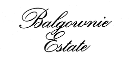 BALGOWNIE ESTATE trademark