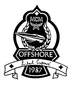 MCM OFFSHORE 1987 MICHAEL CROMER trademark