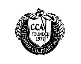 CCA CALIFORNIA CULINARY ACADEMY FOUNDED 1977 trademark