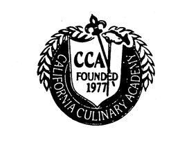 CCA CALIFORNIA CULINARY ACADEMY FOUNDED 1977 trademark