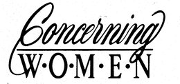 CONCERNING W-O-M-E-N trademark