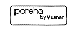 PORSHA BY WINER trademark