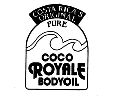 COSTA RICA'S ORIGINAL PURE COCO ROYALE BODYOIL trademark