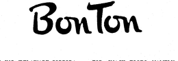 BON TON trademark