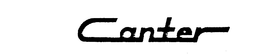 CANTER trademark