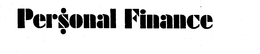 PERSONAL FINANCE trademark
