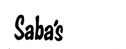 SABA'S trademark