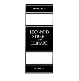 LEONARD STREET AND DEINARD MINNESOTA MINNEAPOLIS trademark