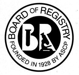 BOARD OF REGISTRY FOUNDED IN 1928 BY ASCP trademark