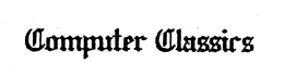COMPUTER CLASSICS trademark