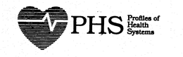 PHS PROFILES OF HEALTH SYSTEMS trademark