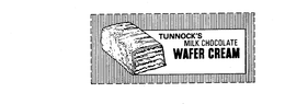 TUNNOCK'S MILK CHOCOLATE WAFER CREAM trademark