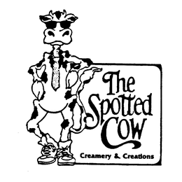 THE SPOTTED COW CREAMERY & CREATIONS trademark