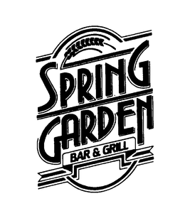 SPRING GARDEN BAR & GRILL trademark