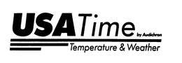 USA TIME BY AUDICHRON TEMPERATURE & WEATHER trademark
