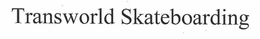 TRANSWORLD SKATEBOARDING trademark