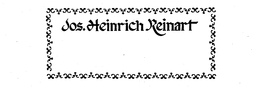 JOS. HEINRICH REINART trademark