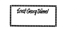 ERNST GEORGE DUMEL trademark