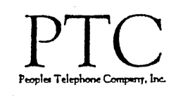 PTC PEOPLES TELEPHONE COMPANY, INC. trademark