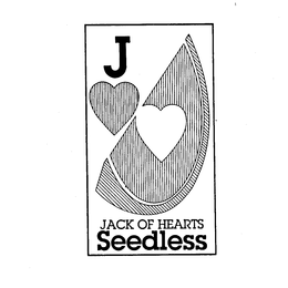 J JACK OF HEARTS SEEDLESS trademark