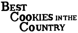 BEST COOKIES IN THE COUNTRY trademark