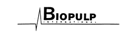 BIOPULP INTERNATIONAL trademark