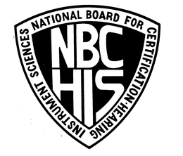 NBC HIS NATIONAL BOARD FOR CERTIFICATION-HEARING INSTRUMENT SCIENCES trademark