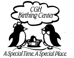 CGH BIRTHING CENTER A SPECIAL TIME, A SPECIAL PLACE trademark