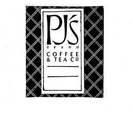 PJ'S BRAND COFFEE & TEA CO. trademark