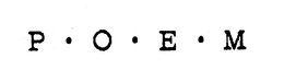 P-O-E-M trademark