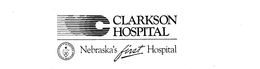 CLARKSON HOSPITAL NEBRASKA'S FIRST HOSPITAL BISHOP CLARKSON SIG. MEMORIAL HOSPITAL 1869 trademark