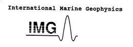 INTERNATIONAL MARINE GEOPHYSICS IMG trademark