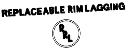 REPLACEABLE RIM LAGGING trademark