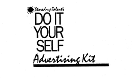 STORED-UP TALENT'S DO IT YOUR SELF ADVERTISING KIT trademark