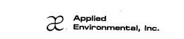 APPLIED ENVIRONMENTAL, INC. trademark