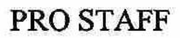 PRO STAFF trademark