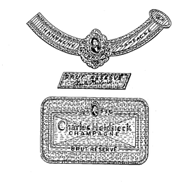 CHAMPAGNE BRUT CH BRUT RESERVE CHARLES HEIDSIECK CHAMPAGNE BRUT RESERVE trademark