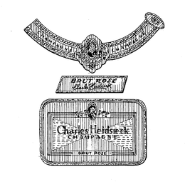 CHAMPAGNE ROSE CH BRUT ROSE CHARLES HEIDSIECK CHAMPAGNE BRUT ROSE trademark