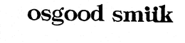 OSGOOD SMUK trademark